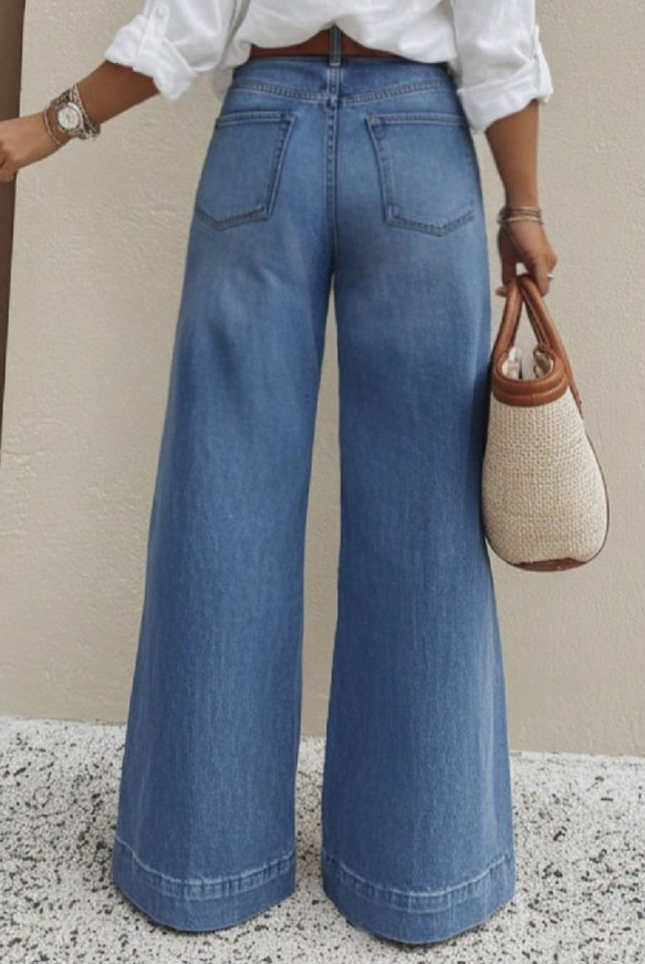 Lucia™ Beinverlängernde Wide‑Leg Jeans