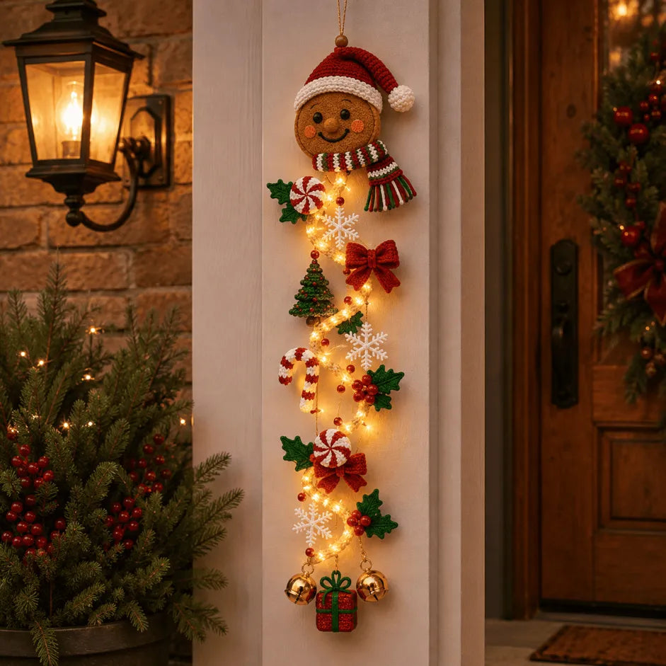 Lichterglanz Türzauber™ – Strahlender Weihnachts‑Türanhänger