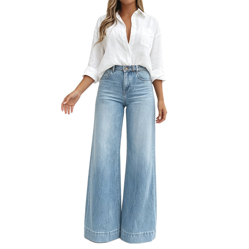 Lucia™ Beinverlängernde Wide‑Leg Jeans