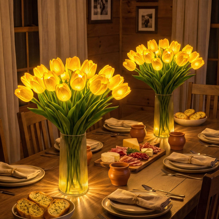 Rosalux™ | Romantische LED Rosenlampe mit warmem Licht