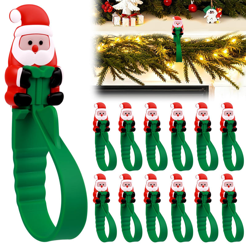 SantaStick™ Weihnachts‑Hafthaken – 12er‑Pack