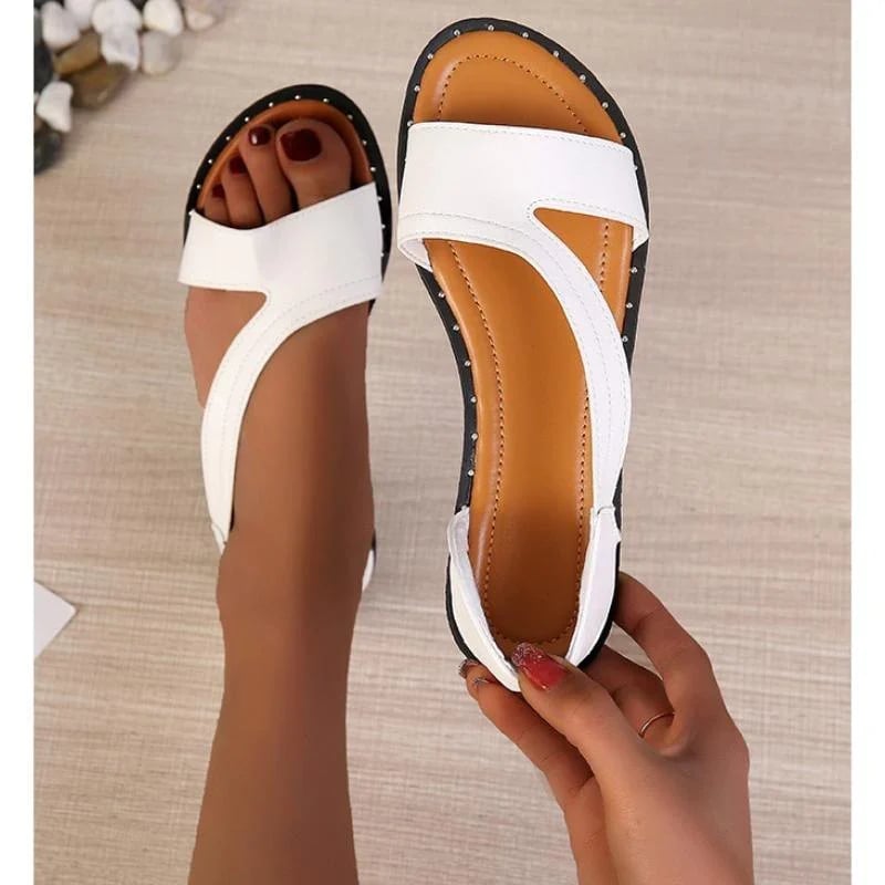 ChicStep™ Sandalen – Offene Front mit eleganten Nieten