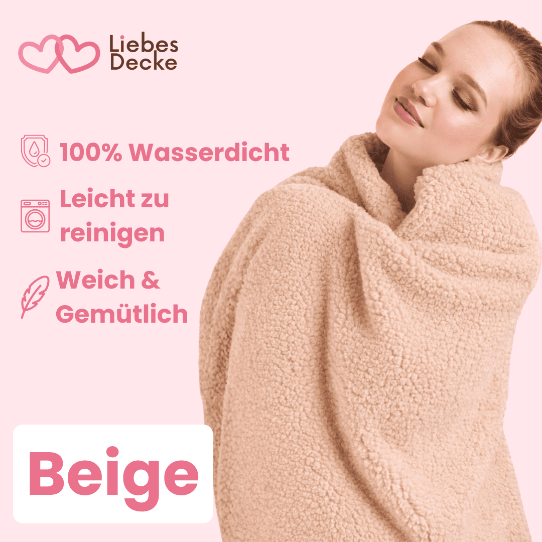 LiebeLounge™ Die Wasserfeste Wohlfühldecke