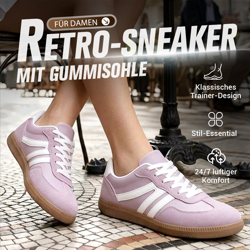 Vintage‑Style Damen Sneaker – Rutschfest & Bequem