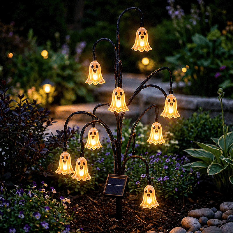 🎃 Halloween Solar TreeStump Glow™
