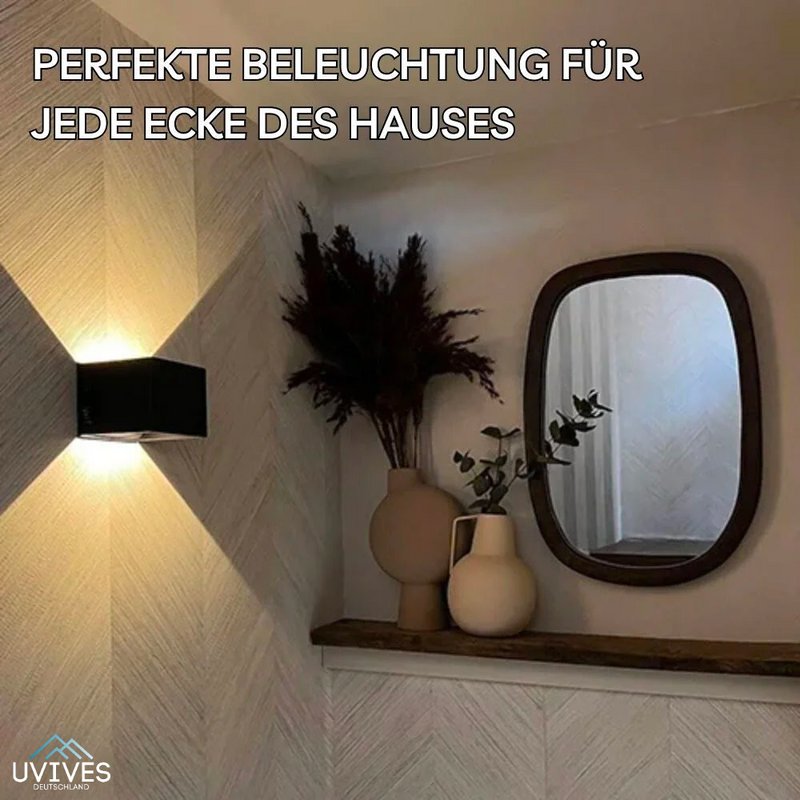 LumaWall™ Luxuriöse LED‑Wandleuchte – Einfach zu installieren