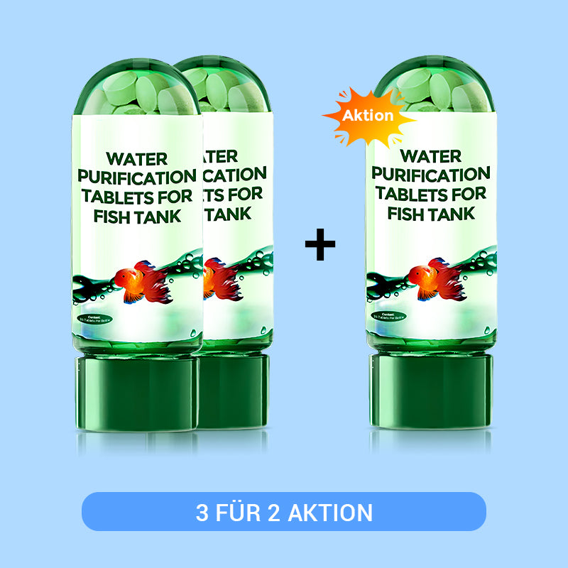 AquaPure Tabs™ – Kristallklares Wasser in Minuten