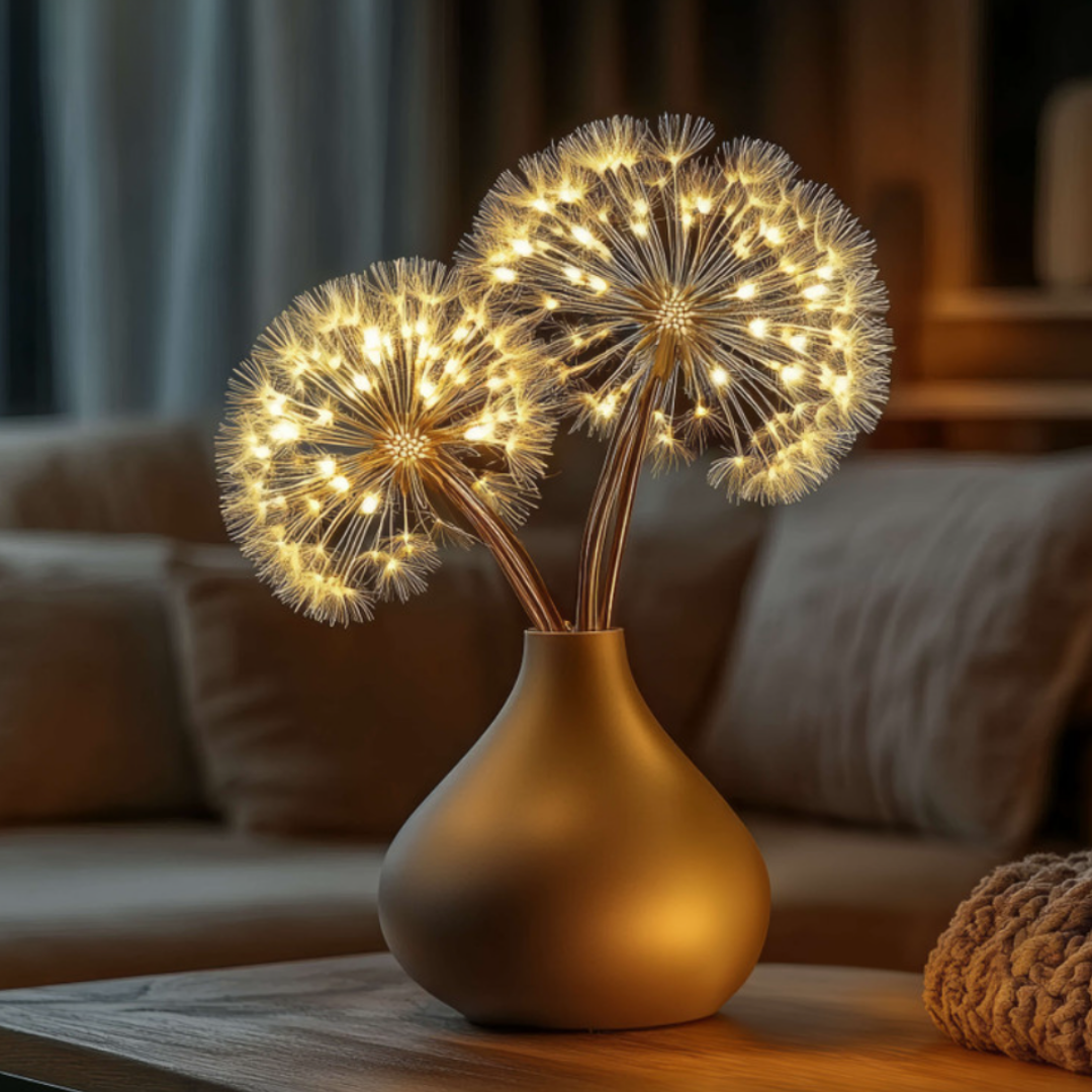 Leuchtende Pusteblumen – Magische LED‑Deko für Zuhause