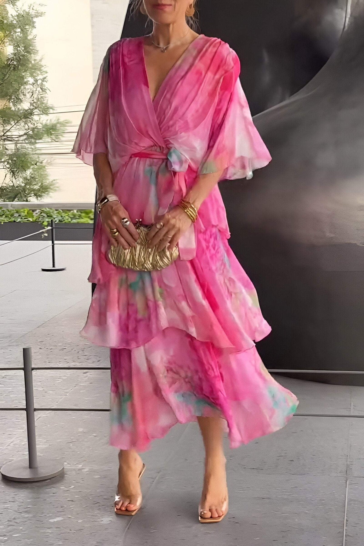 Solea™ | Fließendes Chiffonkleid