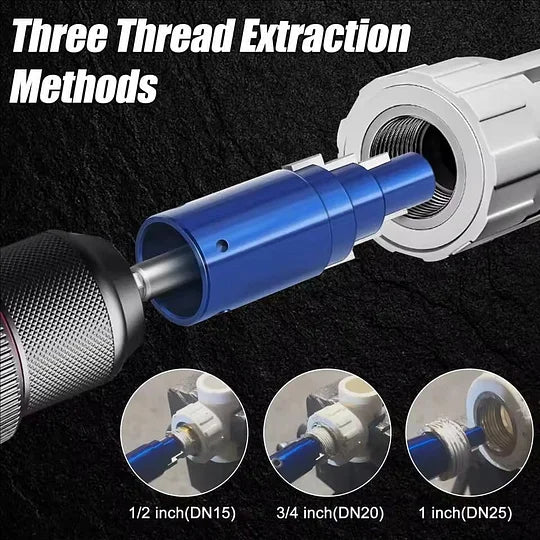 TriExtract™ – 3‑in‑1 Werkzeug für Rohre & Ventile