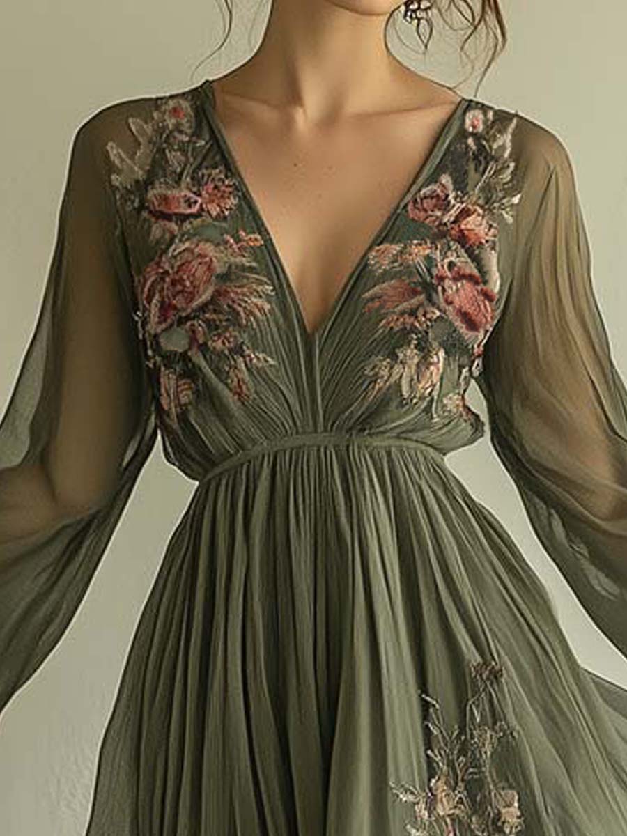 Shantella™ | Elegantes Maxikleid mit Blumenprint
