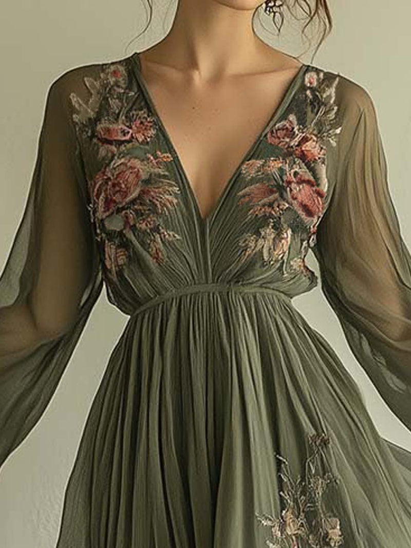 Shantella™ | Elegantes Maxikleid mit Blumenprint
