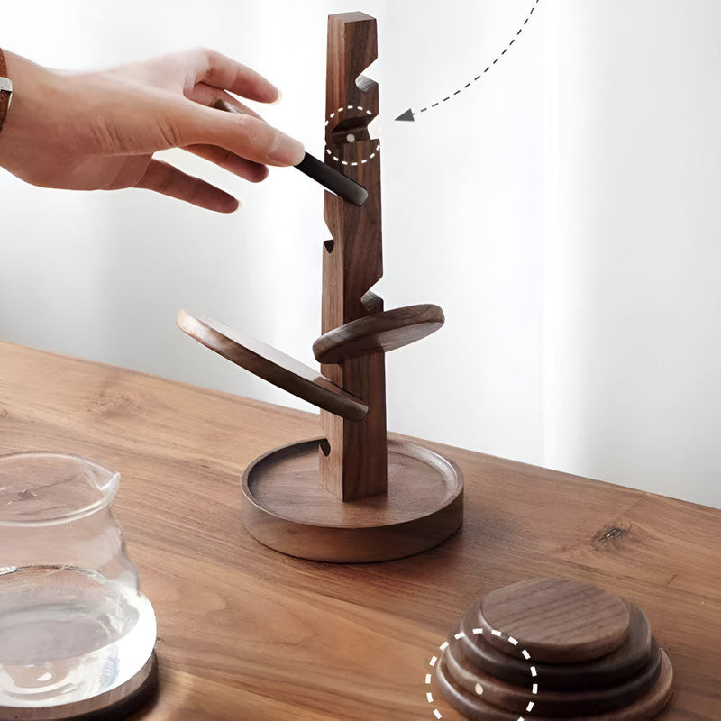 BaumDesign Untersetzer™ – Holz‑Topfuntersetzer