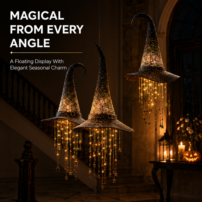 Glow Witch Hat Chime™ – Leuchtende Halloween‑Zauberhut