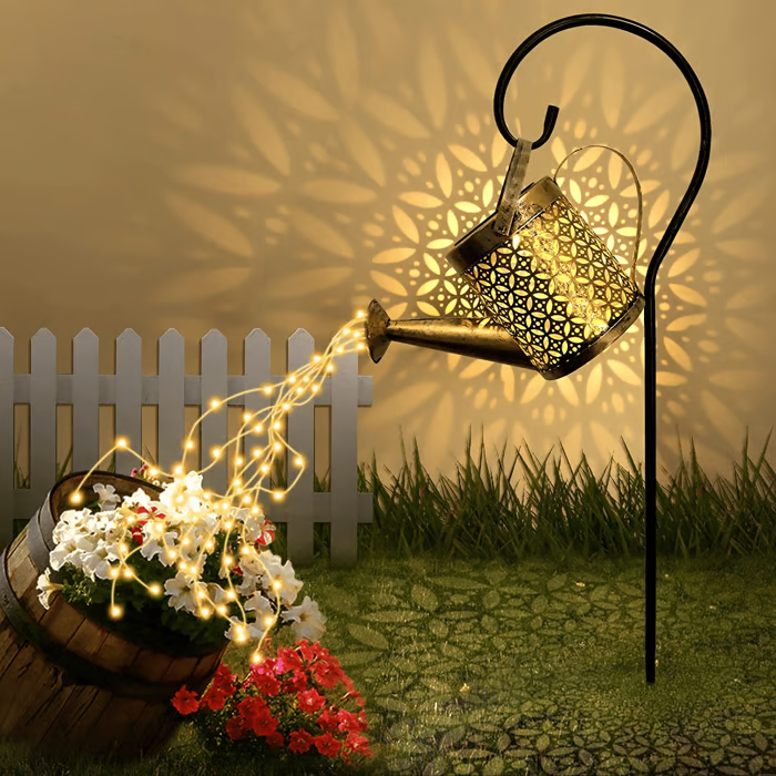 SolarGlow™ Wasserfall‑Lichterkette