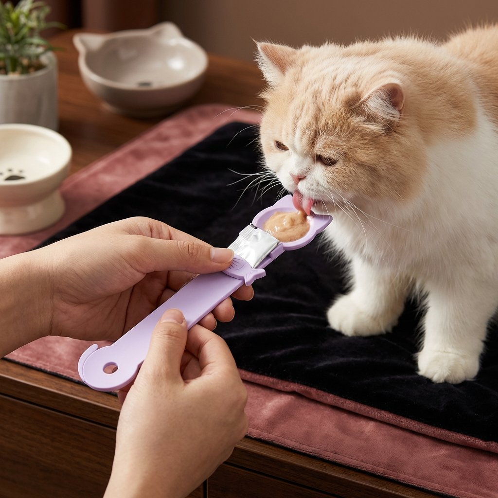 SnackLöffel™ – Katzen‑Leckerli‑Löffel