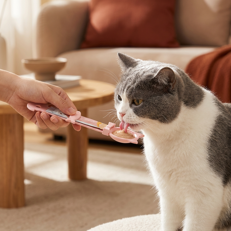 SnackLöffel™ – Katzen‑Leckerli‑Löffel