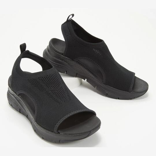 Damen ErgoFit Sandalen  Orthopädisches Fußbett  Entlastung & Stabilität