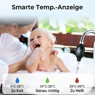 AquaSense™ Digitales Badethermometer