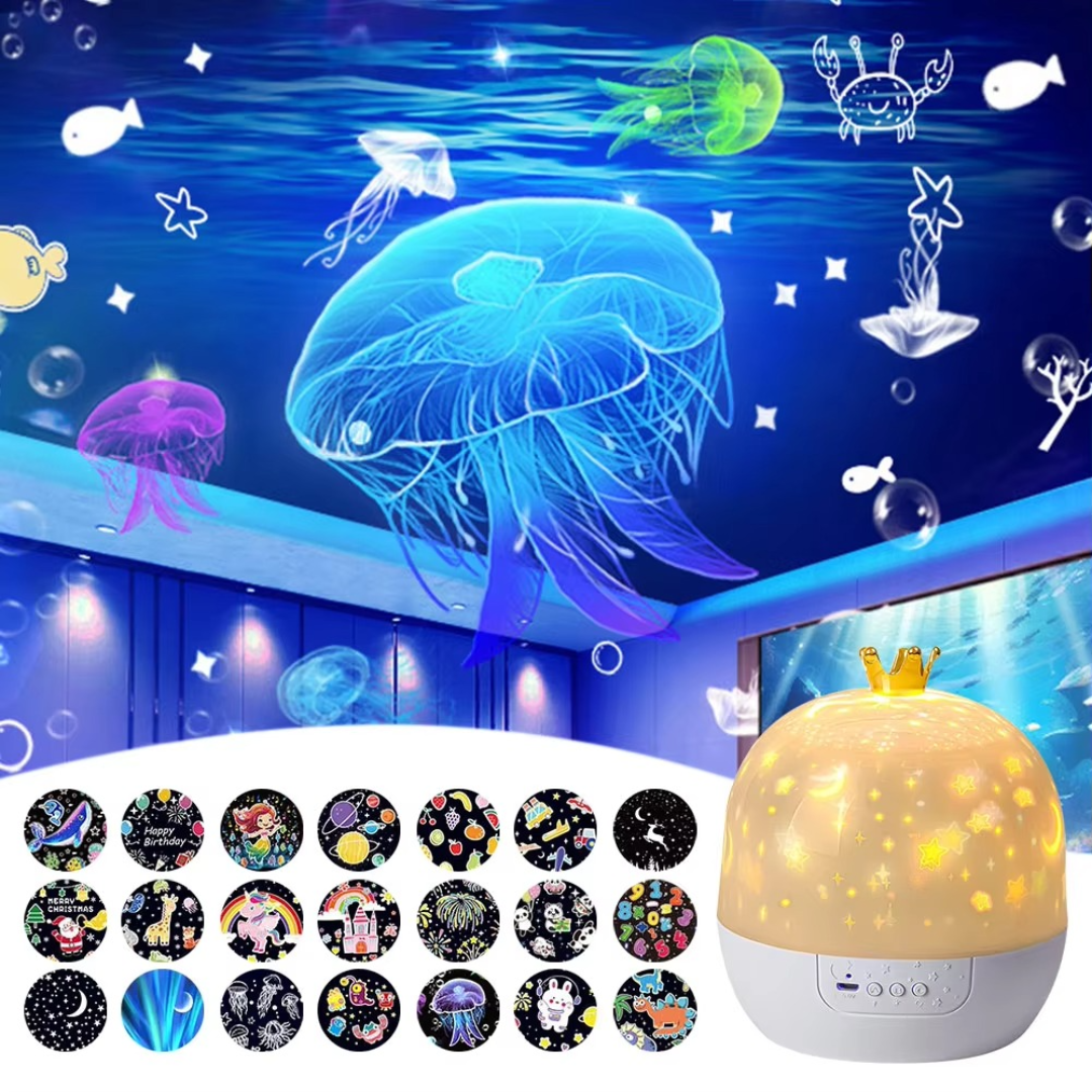 DreamBeam 2‑in‑1 Nachtlicht™ – Licht & Sternenprojektor
