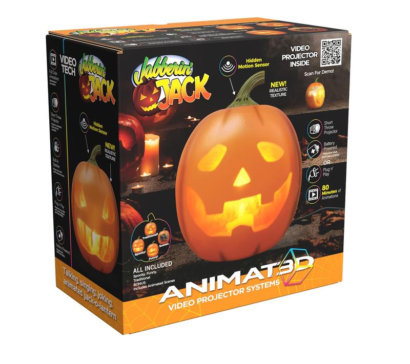 Jabber Jack O’Lantern™ – Animierter Sprech‑Kürbis