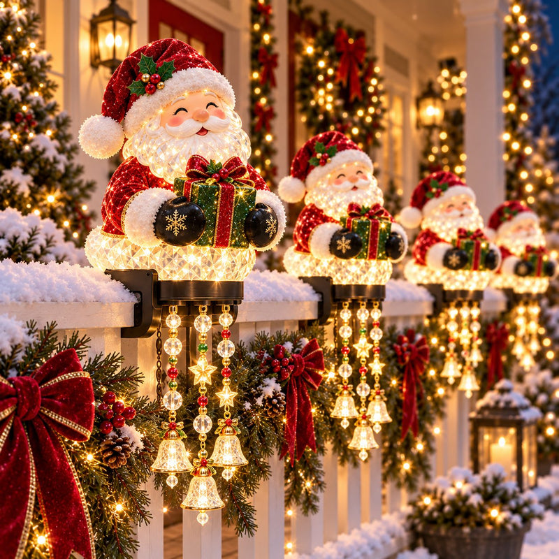 Weihnachtszauber Geländerlichter™ – Festliche Figuren‑Beleuchtung