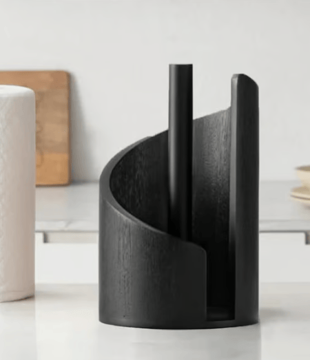 PureWood™ | Stilvoller Küchenrollenhalter aus Naturholz