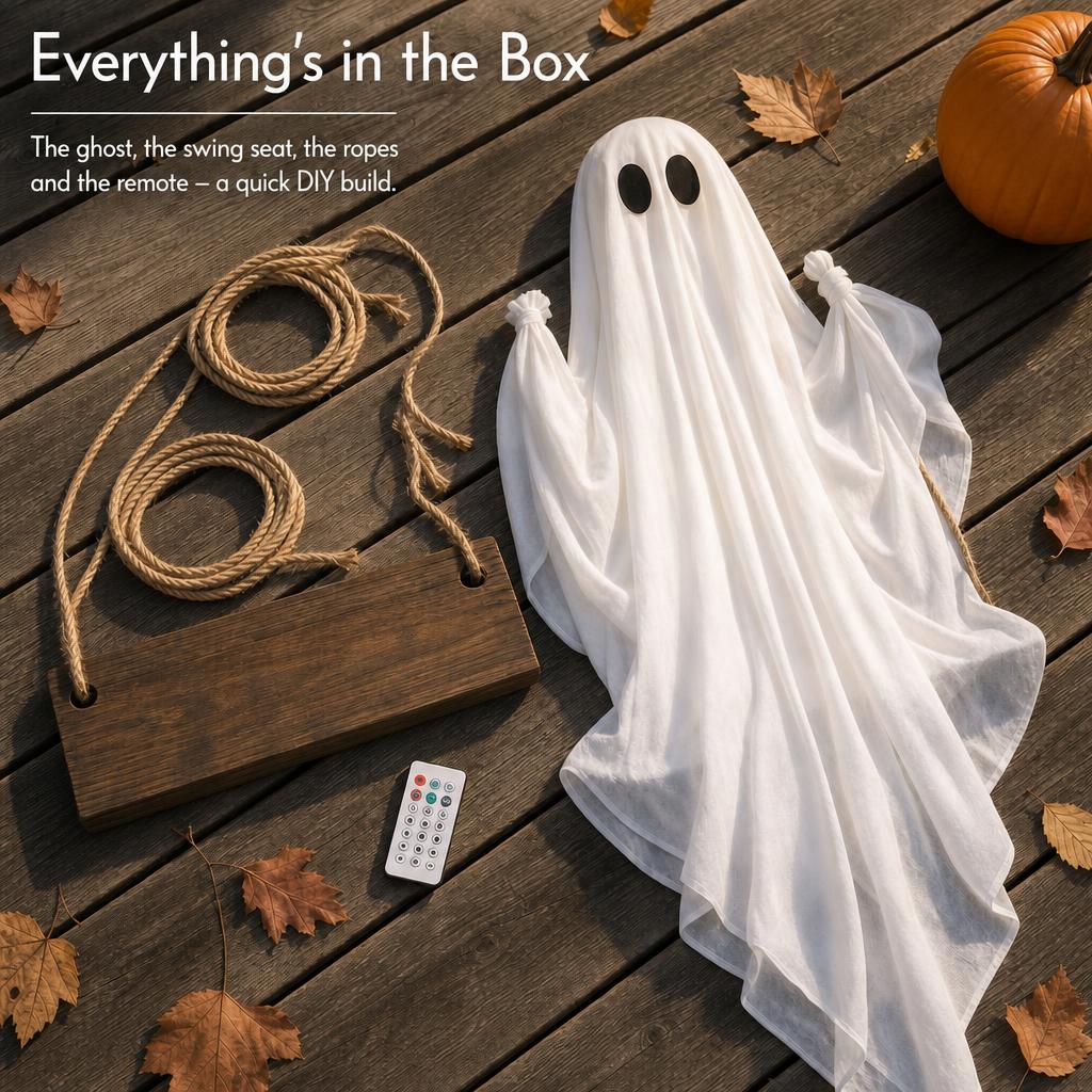 Haunted Swing Ghost™ – Spooky Hängegeist