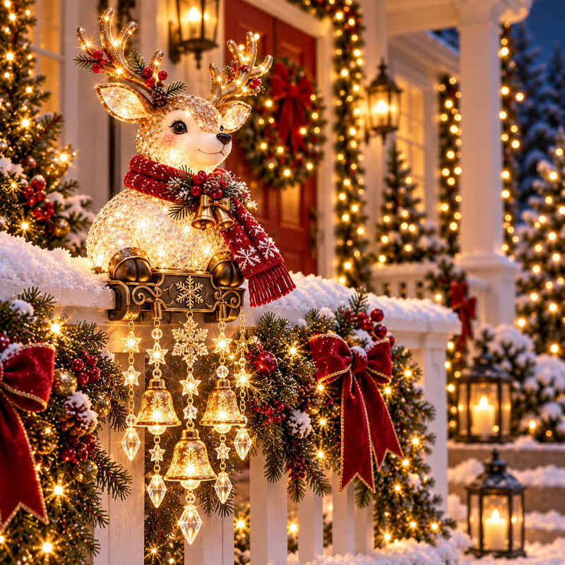 Weihnachtszauber Geländerlichter™ – Festliche Figuren‑Beleuchtung