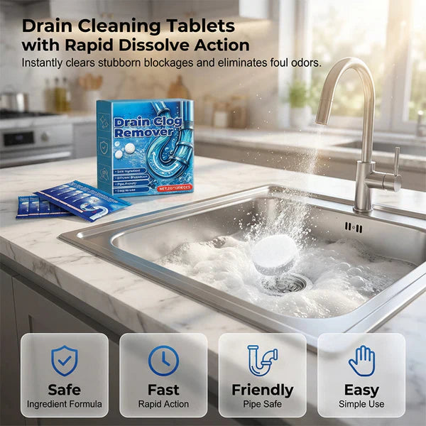 CleanDrain ActiveTabs – Effektive Abflusslösung für Zuhause
