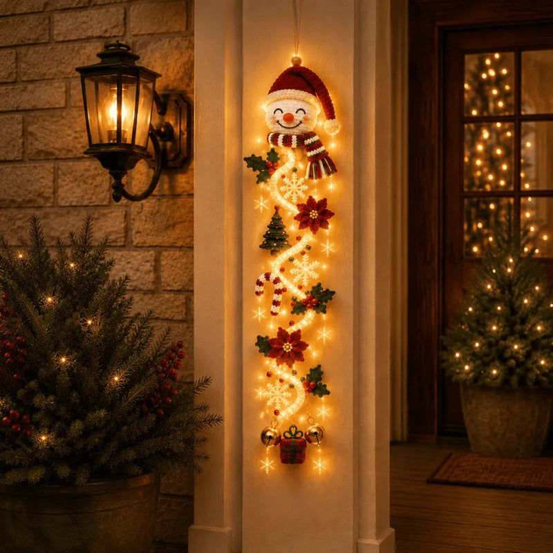 Lichterglanz Türzauber™ – Strahlender Weihnachts‑Türanhänger
