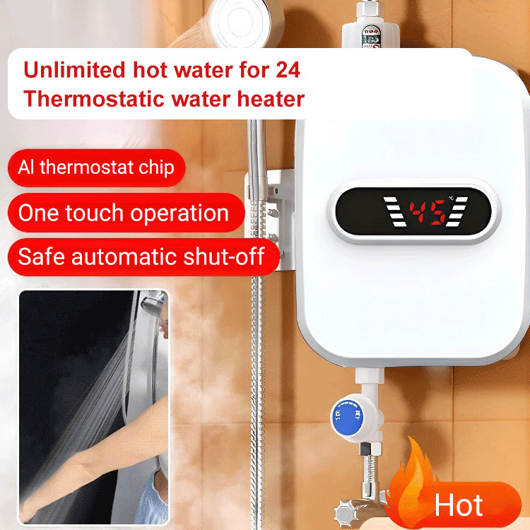ThermoFlow Mini – Kompakter Durchlauferhitzer mit konstanter Wassertemperatur