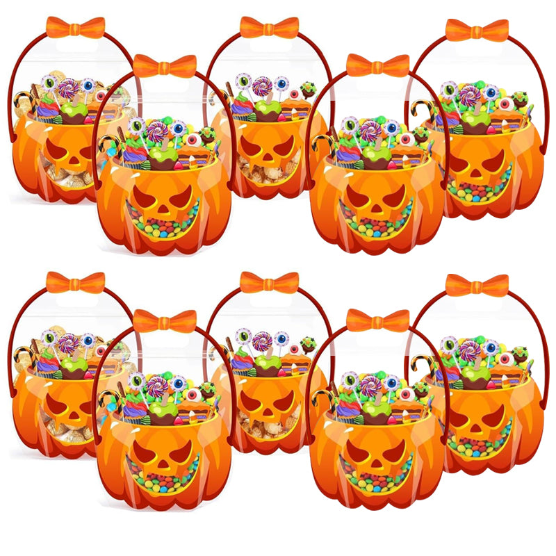 Pumpkin Treat Bags™ – Resealable Halloween Goodies 10‑Pack