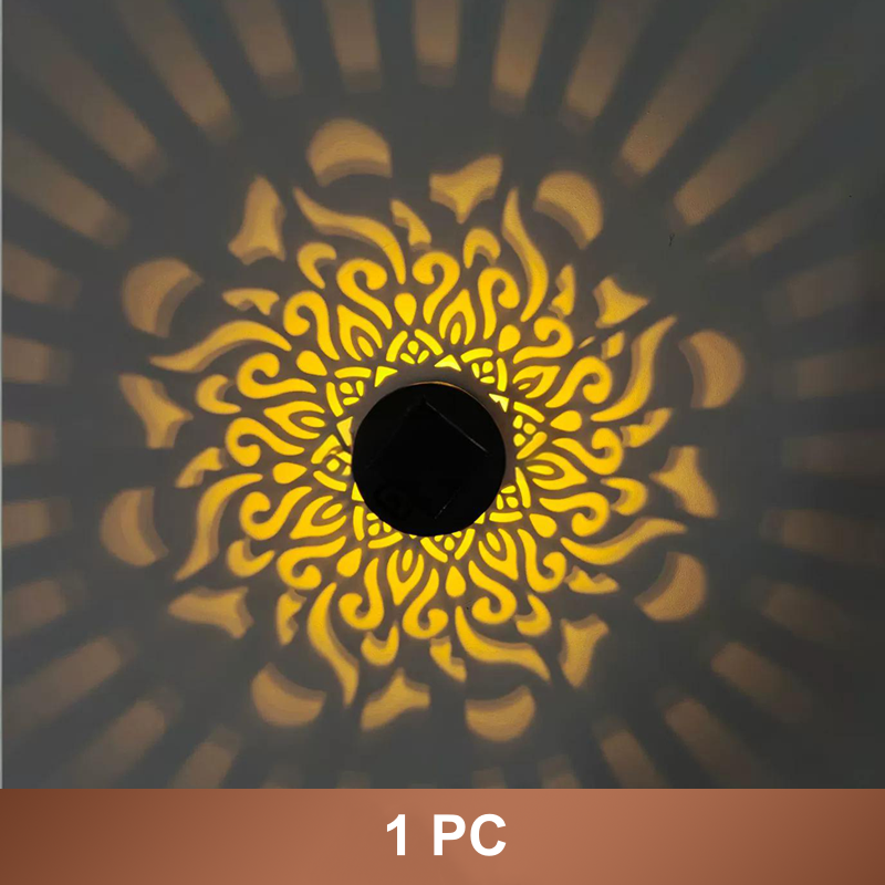 💎 50% RABATT! 💎 Aurora – Solar Mandala Gartenlicht 2‑in‑1 🌿🌙