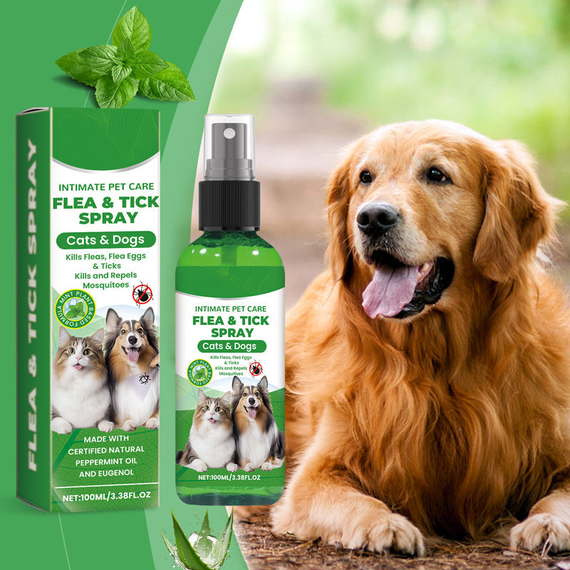 NaturSchutz FellSpray™ – Gegen Flöhe & Zecken