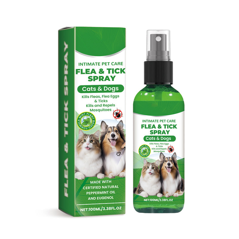 NaturSchutz FellSpray™ – Gegen Flöhe & Zecken