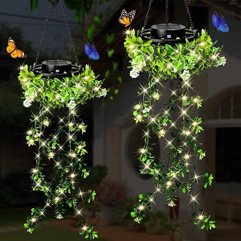 EverGreen LightCurtain™ – Solar‑Efeu mit warmem Licht