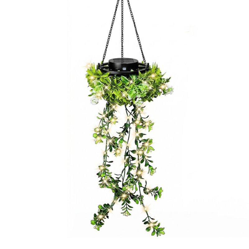 EverGreen LightCurtain™ – Solar‑Efeu mit warmem Licht