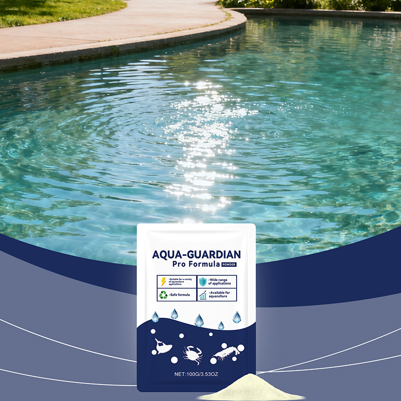 AquaKlar‑Pro™ — macht trübes Wasser in Minuten kristallklar.