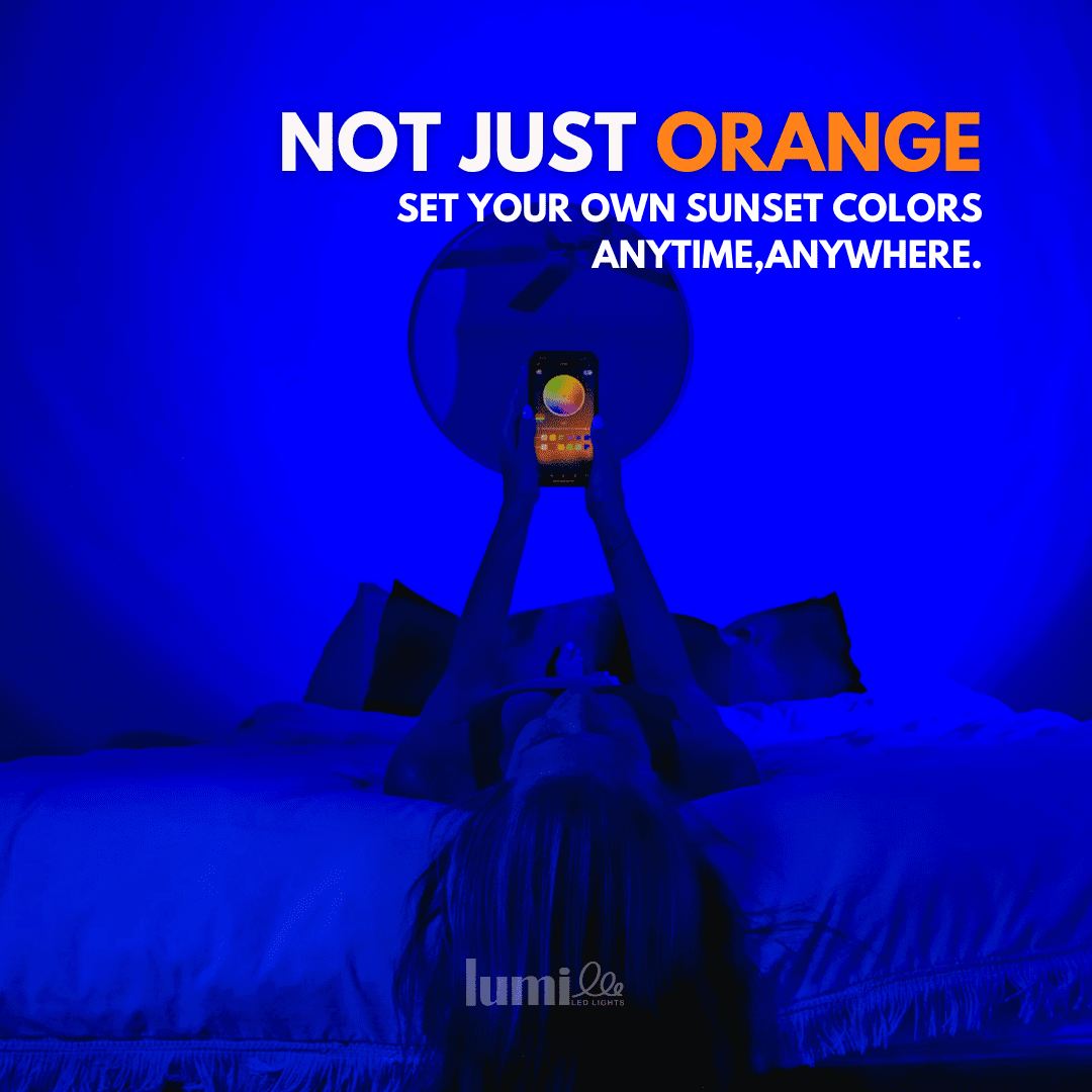 SunsetGlow™ – Magische Sonnenuntergang Lampe für dein Zuhause