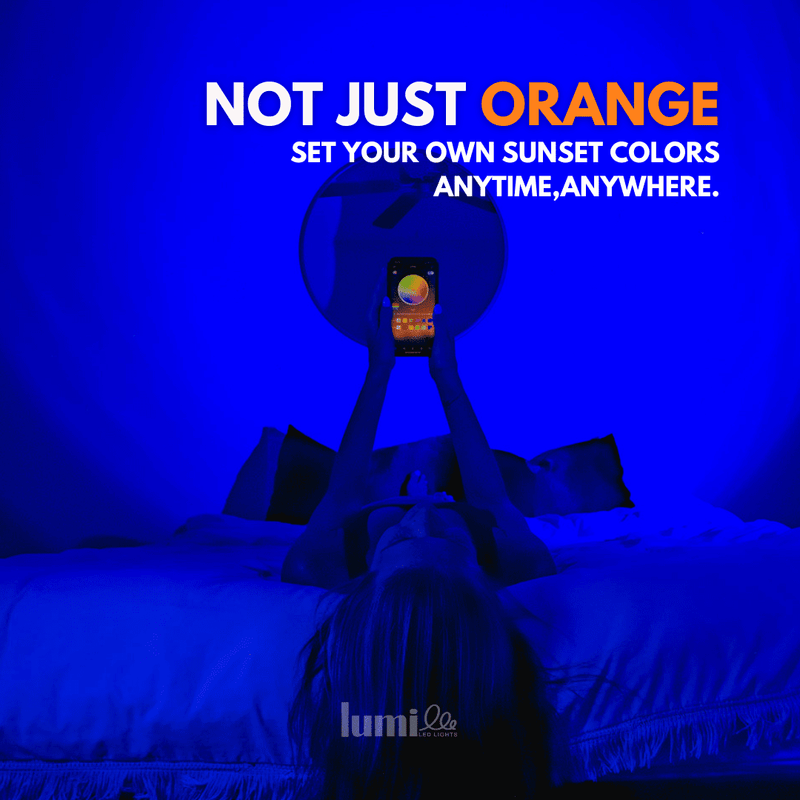 SunsetGlow™ – Magische Sonnenuntergang Lampe für dein Zuhause