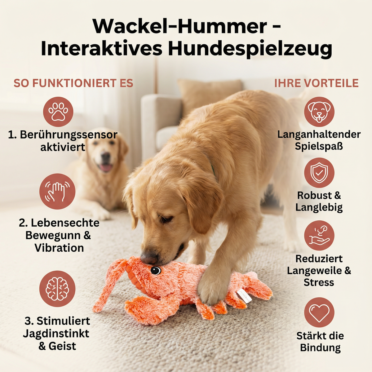 HummerSpaß™ - Interaktives Hundespielzeug